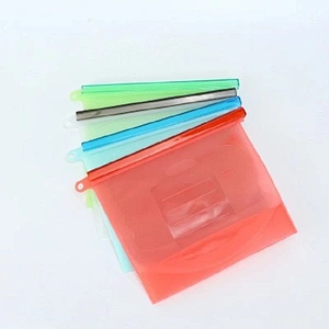Factory direct selling silicone food storage bag zipper uk size With Cheap Prices