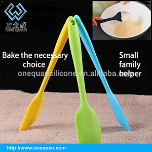 Hot Sale High Quality Silicone Kitchen Pan Scraper With Long Handle