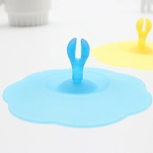 flexible cup cover sealing silicone tea cup cover cup with cover