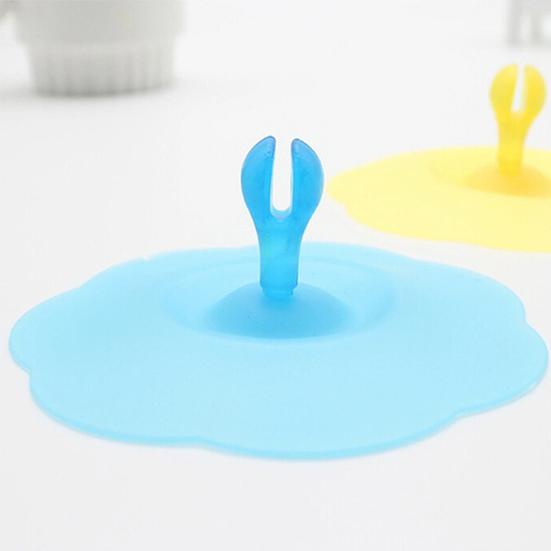 flexible cup cover sealing silicone tea cup cover cup with cover