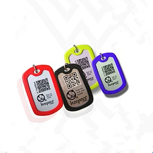 shenzhen manufacturer supply metal qr code pet tag