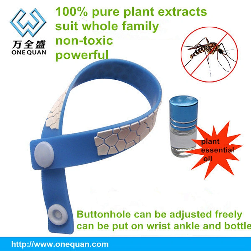 Hot sale cheap price new style mosquito repellent silicone slap bracelet