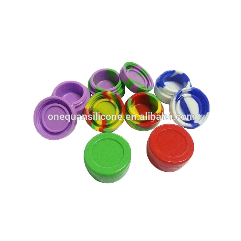 Wholesale Colorful Small Silicone Jar Containers Non Stick Silicone Containers For Gifts