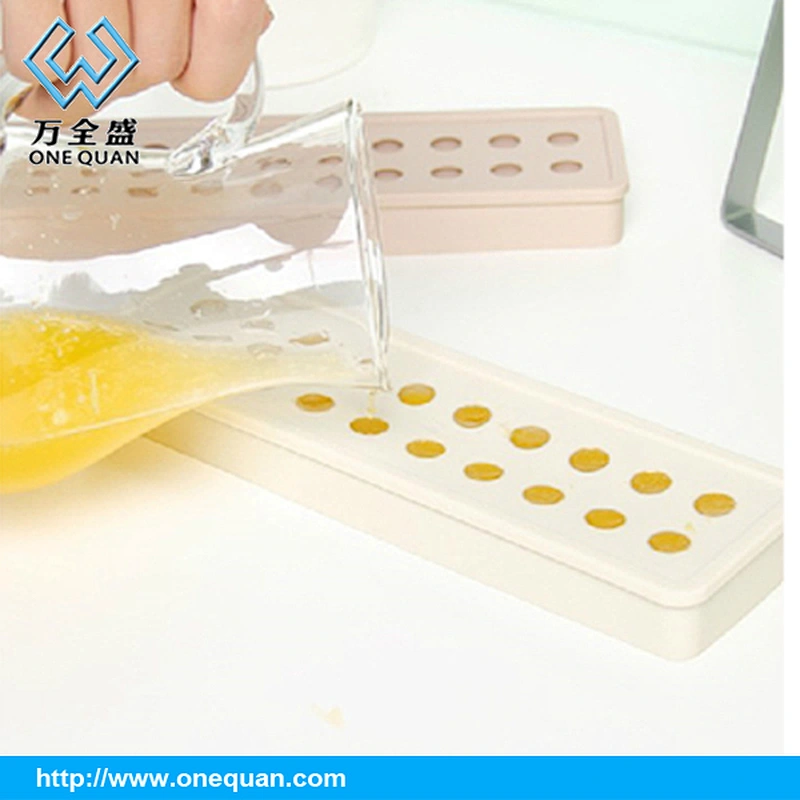 Christmas flexible Silicone pellet ice cube tray with lid