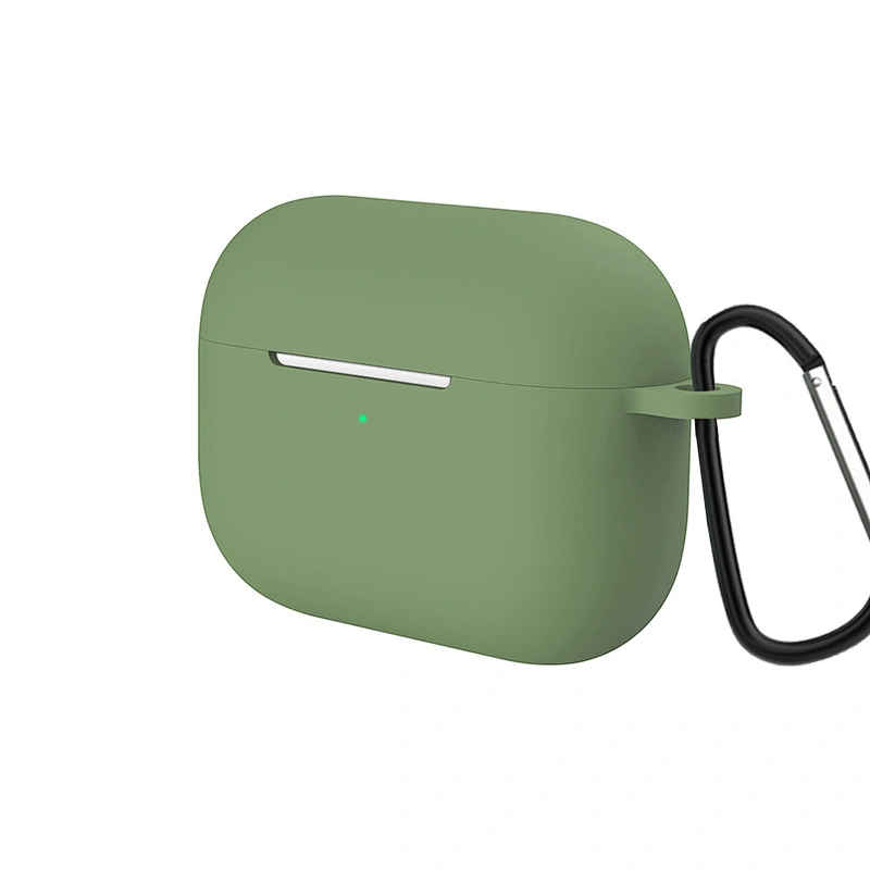Compatible for earphone Case with Keychain, Shockproof Protective Premium Silicone Cover Skin for earphone Charging Case