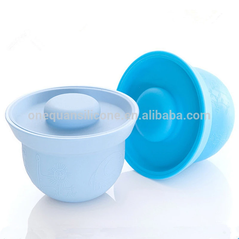 China manufacturer silicone suction baby bowl set