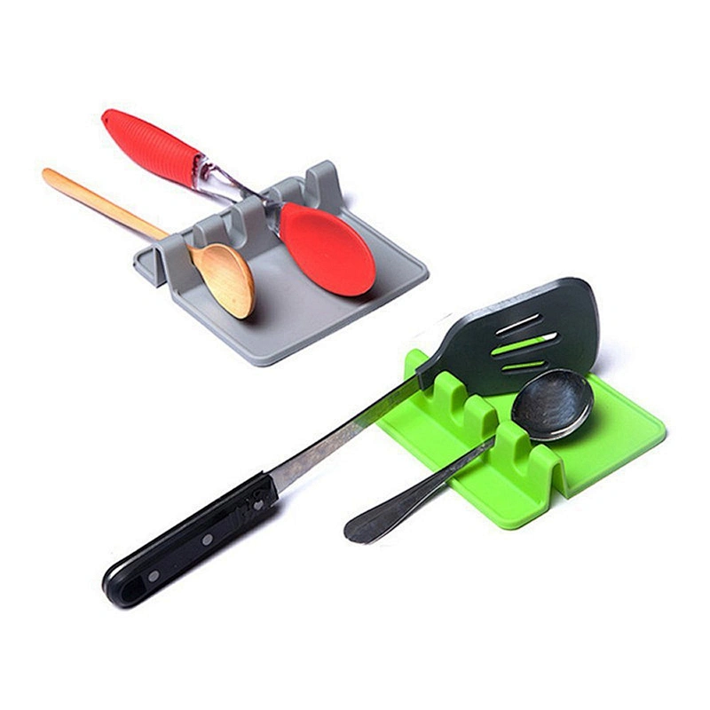 Food Grade Silicone Spoon and Fork Holder  Kitchen Utensil
