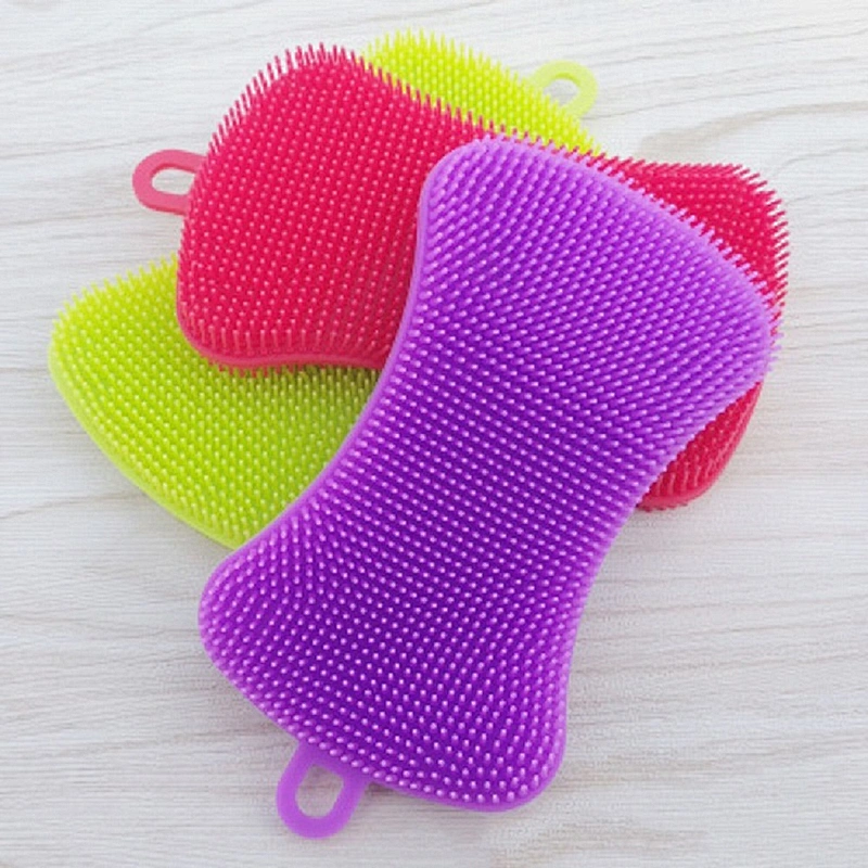 High Quality Dishwashing Sponge Silicone Kitchen Sponge Silicone Cleaning Sponge