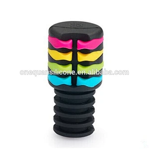 gold supplier food grade silicone champagne cork stopper