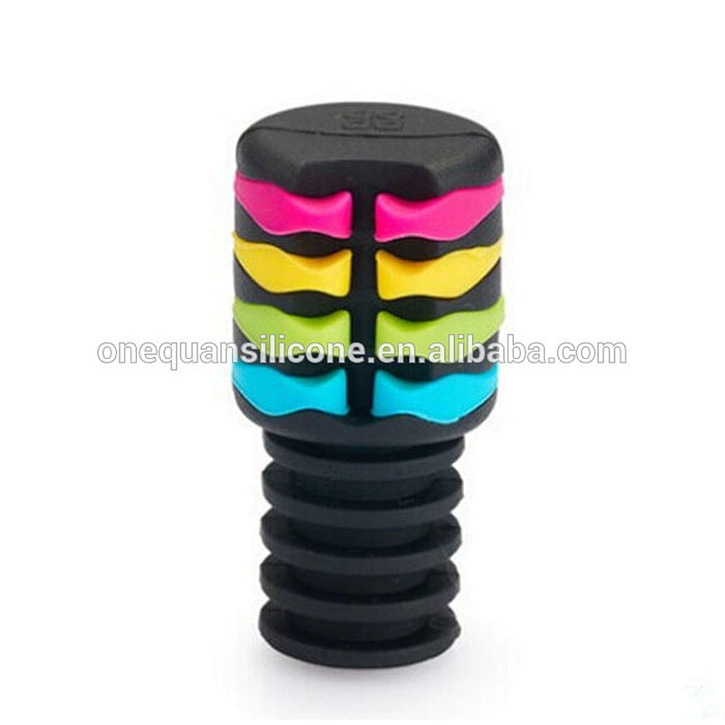 gold supplier food grade silicone champagne cork stopper