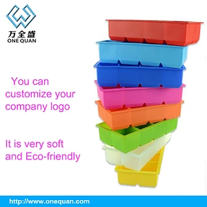 Customer design Factory direct sale silicone material ice cube tray/ ice-cream mould