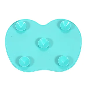 2020 Portable Cosmetic Brush Cleaning Mat Silicone Brush Makeup Cleaner