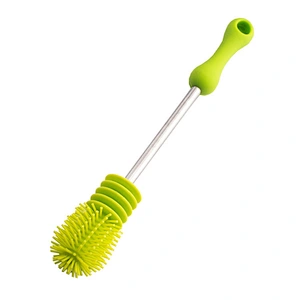 New Type BPA Free Baby Feeding Bottle Brush Red Handle Bottle Cleaner
