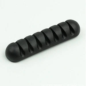 Self-adhesive desk Silicone Cable Clips wire Holder Management
