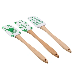 Christmas BPA FREE FDA  Silicone Scraper  Decorating Cake Tools Spatula