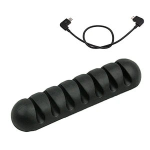 Self-adhesive desk Silicone Cable Clips wire Holder Management