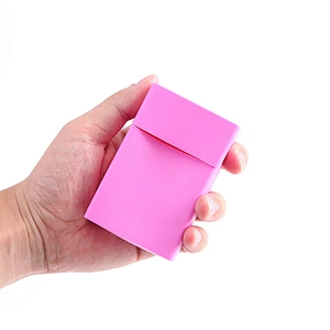 Black Smoking Accessories 20 Cigarettes Box Holder Case