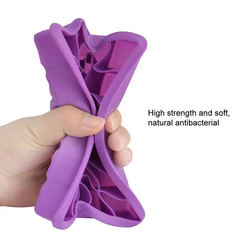 Silicone Ice Cube Trays Silicone Food Storage Ice Bucket 24 Cavity Square Ice Mould