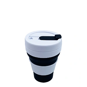 Portable Silicone Collapsible Travel Cup/Coffee Mug BPA Free Food-Grade Silicone Folding Camping Drinking Cup