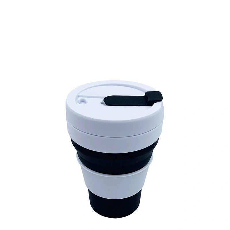 Portable Silicone Collapsible Travel Cup/Coffee Mug BPA Free Food-Grade Silicone Folding Camping Drinking Cup