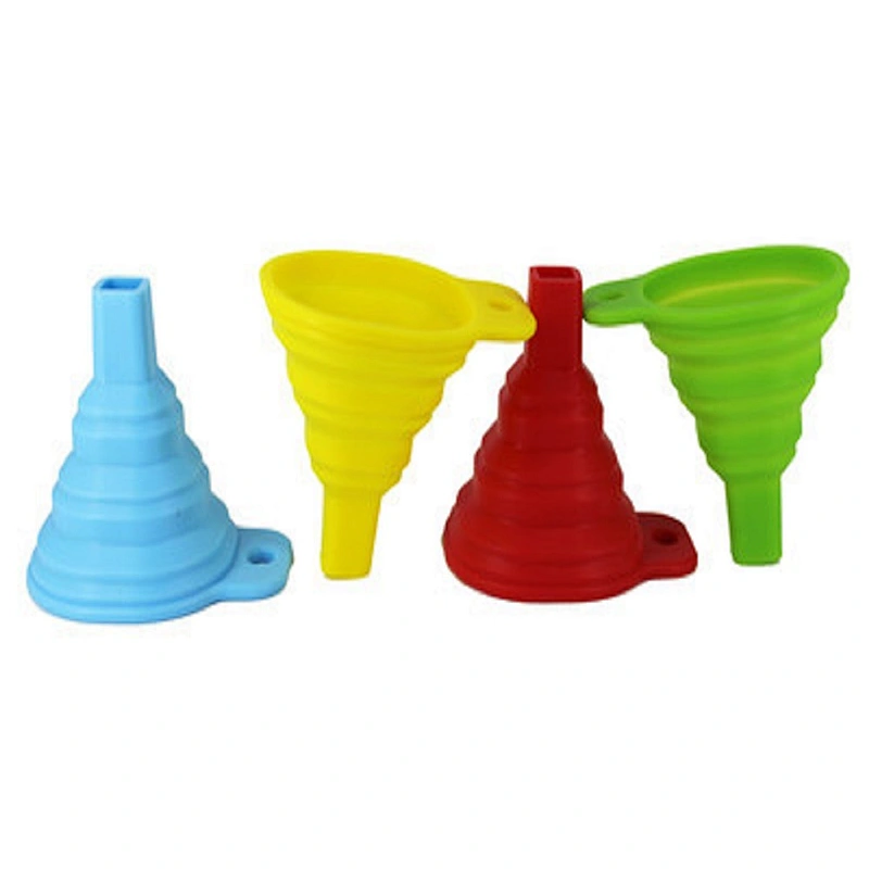 Collapsible dropping funnel silicone silicone funnel silicone funnel set