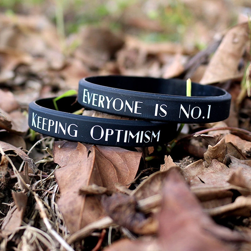 Spiritual Silicone Wristbands Custom Charm Hand Bracelets for Men