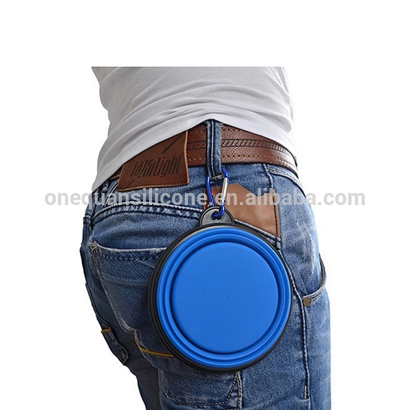 Extra Large Size Collapsible Dog Bowl, Food Grade Silicone BPA Free