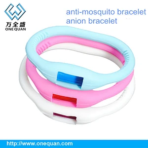 2019 Popular Wholesale Natural Silicone Mosquito Repellent Bracelet For Kids