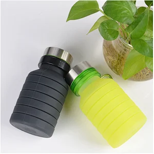 Collapsible Water Bottle  Folding Silicone Drink Water Bottle Cup Kettle Outdoor Sport Bottle