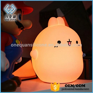 Silicone Custom Mini Track Emergency Flood LED Night Light For Children