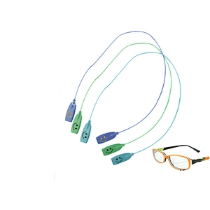 soft adjustable silicone rubber glasses strap cord