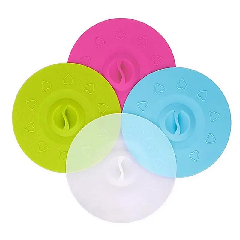 High Quality Anti-dust Silicone Cup Cover Coffee Suction Seal Lid Cap Silicone Cover For Food