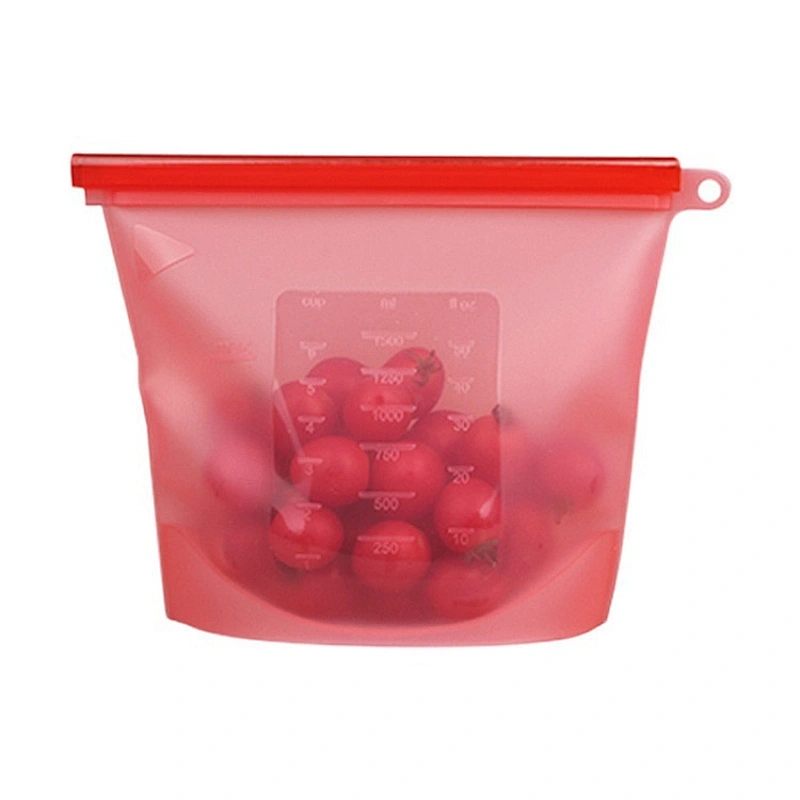 New arrived zipper food bag storage wholesale silicone washable in low price