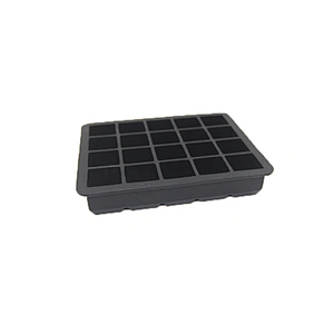 Wholesale Popular Ice Tools Perfect Size Food Grade Silicone Ice Cube Mold Tray