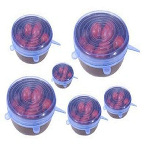 Manufactory direct wax silicone container food seal lids standard stretch with long life