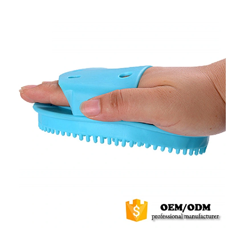 Handy Vibrating Head Massager Silicone Head Washing Brush