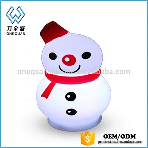 Custom Cute animal shape silicone led night light for child