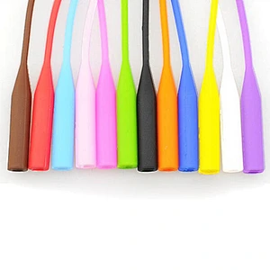 soft adjustable silicone rubber glasses strap cord