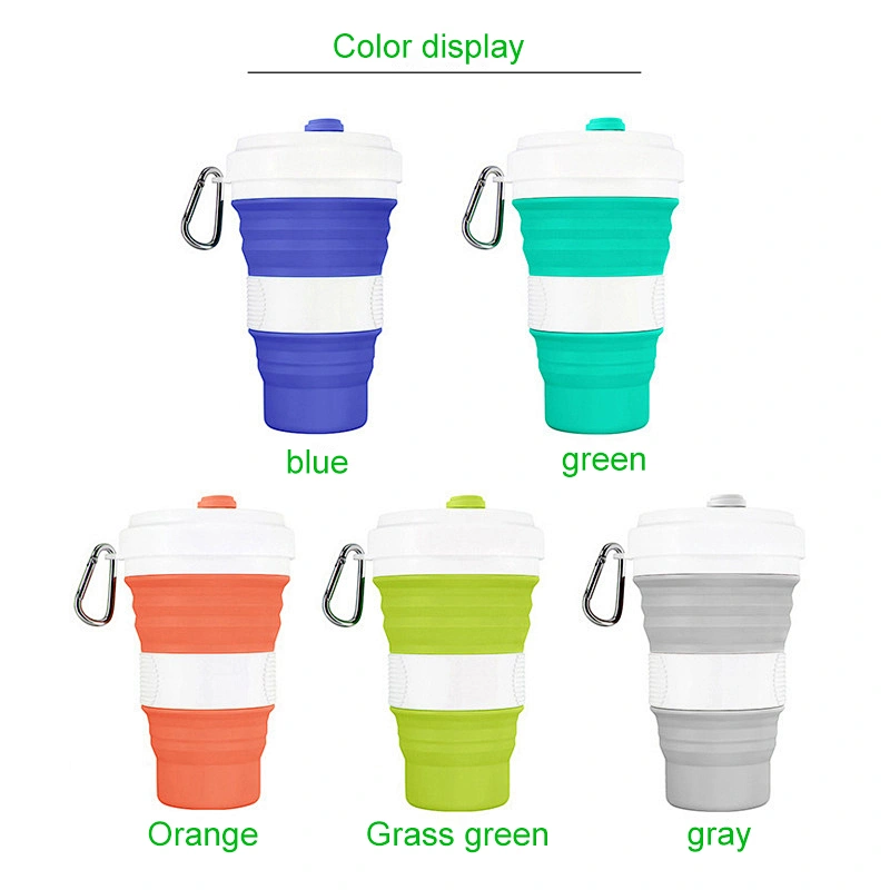 Hot selling travel silicone collapsible mug folding cups drinking cup SMD Power Chips