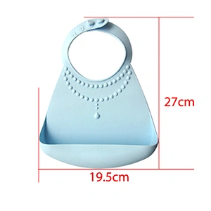 FDA Silicone Baby Bib Holder Snap Bib Sublimation