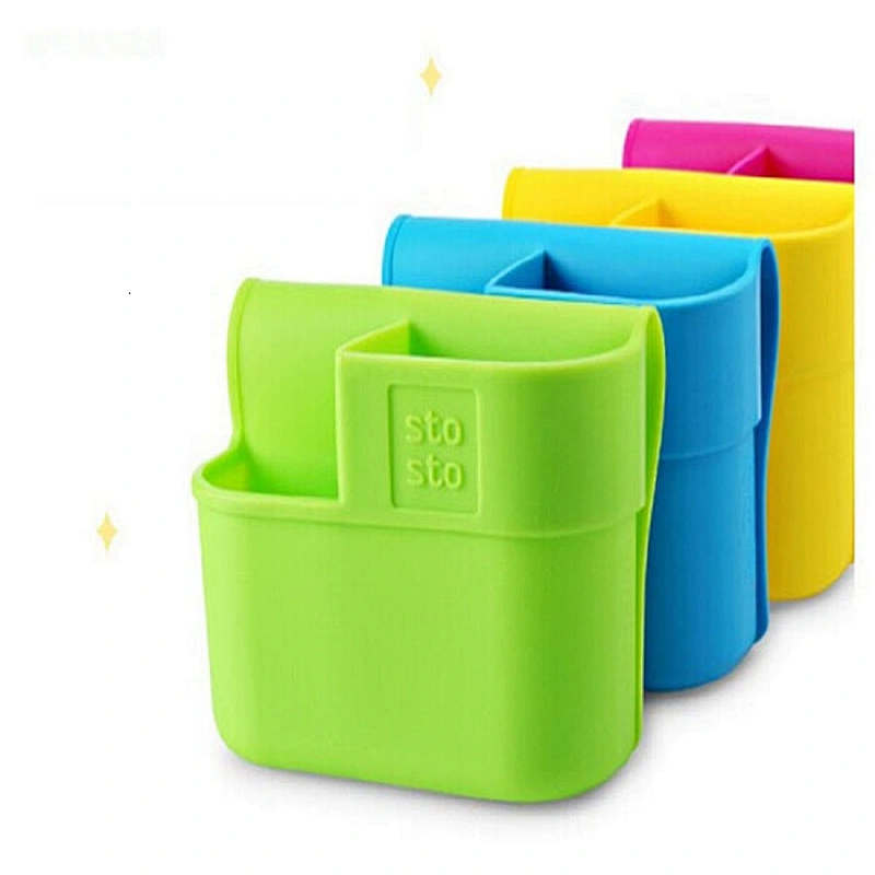 Hanging Bathroom silicone sundries collect box