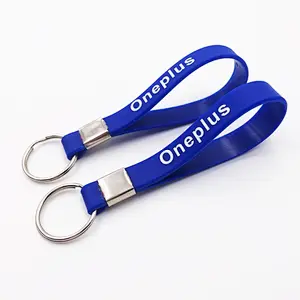 Factory Price Silicone Bracelet With Key Ring Key Chain Key & Belt Ring