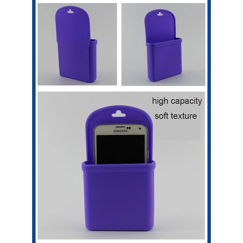 Silicone storage bag for kitchen bathroom car use