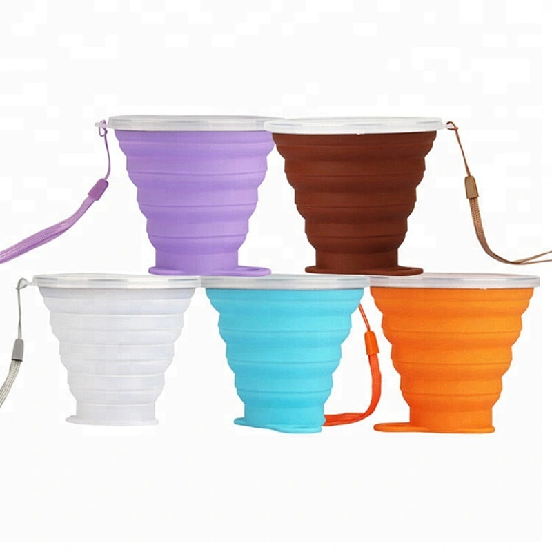Outdoor Foldable Coffee Cup / Silicone Drinking Cup / Collapsible Travel Mugs