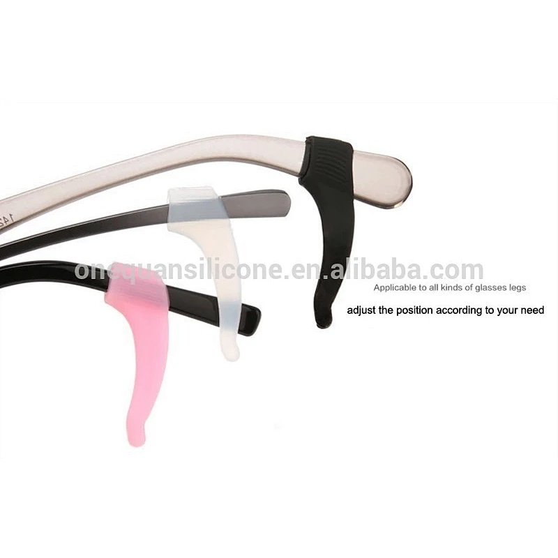 36mm wholesale adjustable silicone eyewear retainers sunglass strap silicone glasses frame ear hook