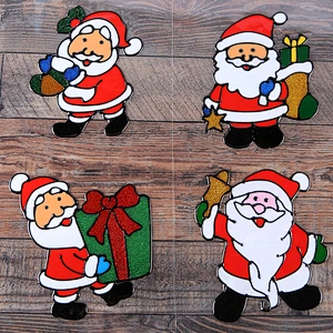 christmas gel stickers for windows