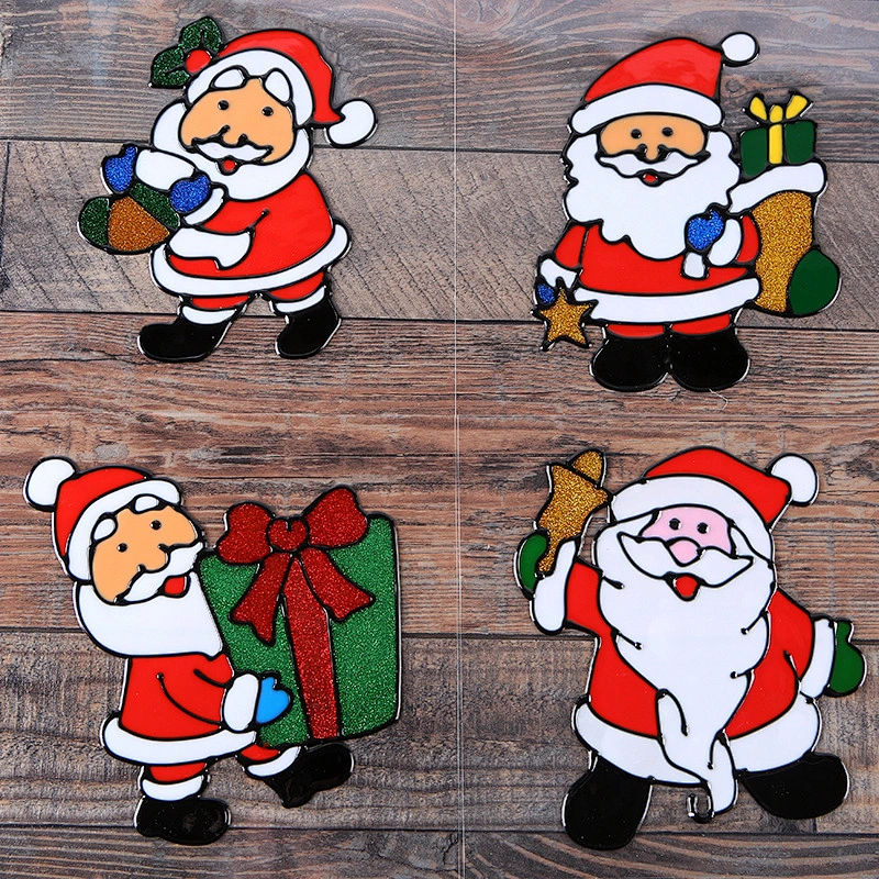christmas gel stickers for windows
