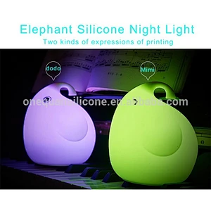 cute light toys,OEM led light toys,custom elephant animal shaped night light toys