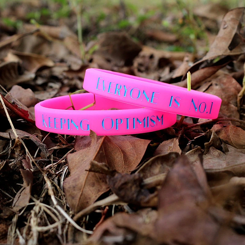 Spiritual Silicone Wristbands Custom Charm Hand Bracelets for Men