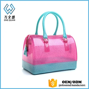 Wholesale Shop Summer Candy Mini Designer Silicone Handbag